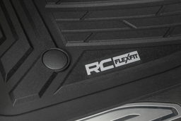 Flex-Fit Front Floor Mats for GM 1500 and 2500 Crew Cab, view 4, Rough Country FF-2161
