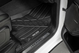Flex-Fit Front Floor Mats for 2019–2024 Ram 1500 Crew Cab, view 3, Rough Country FF-3142