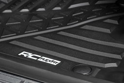 Flex-Fit Floor Mat Set for 2019–2024 Ram 1500 Crew Cab, view 4, Rough Country FF-31422