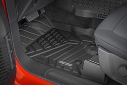 Flex-Fit Floor Mat Set for 2021–2025 Ford Bronco Four-Door, view 2, Rough Country FF-51602