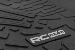 Flex-Fit Front Floor Mats for 2019–2025 Jeep Wrangler 2-Door, view 4, Rough Country FF-6011_A
