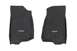 Flex-Fit Front Floor Mats for 2019–2025 Jeep Wrangler 2-Door, Rough Country FF-6011_A