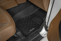 Flex-Fit Floor Mat Set for 2014–2017 Jeep Wrangler Unlimited, view 3, Rough Country FF-61412