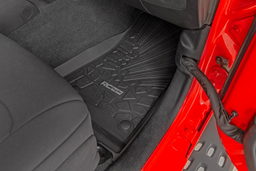 Flex-Fit Floor Mats for Jeep Gladiator 4WD (2020-2025), view 4, Rough Country FF-61501