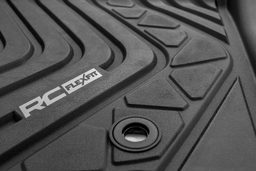 Front-Row Flex-Fit Floor Mats for Toyota Tacoma (2016-2023), view 2, Rough Country FF-7121