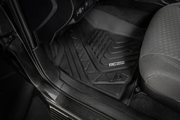 Flex-Fit Floor Mats for Toyota Tacoma Double Cab (2016-2023), view 2, Rough Country FF-71216