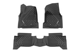 Flex-Fit Floor Mats for 2024-2025 Toyota Tacoma Double Cab, Rough Country FF-71224