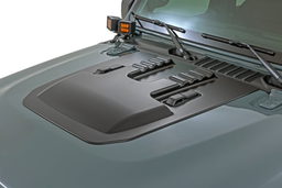 Hood Scoop for Jeep Wrangler 4WD (2019-2025), view 2, Rough Country HS60010