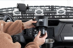 Expanding Cup Holder Phone Mount, 360 Degree Rotation, view 3, Rough Country J5054