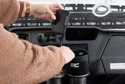 Expanding Cup Holder Phone Mount, 360 Degree Rotation, view 4, Rough Country J5054