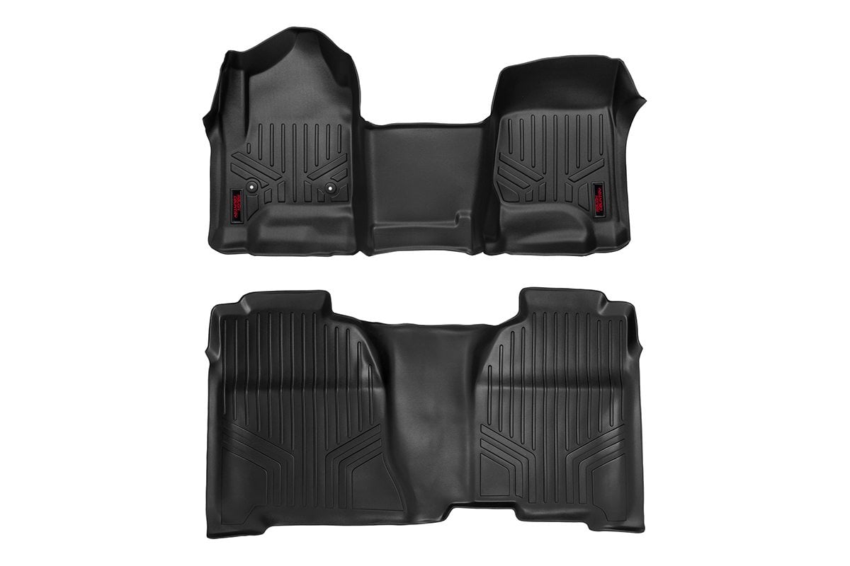 Rough Country Extended Cab Floor Mats for Silverado & Sierra