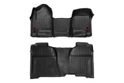 Extended Cab Floor Mats for Silverado & Sierra (2014-2019), Rough Country M-21143