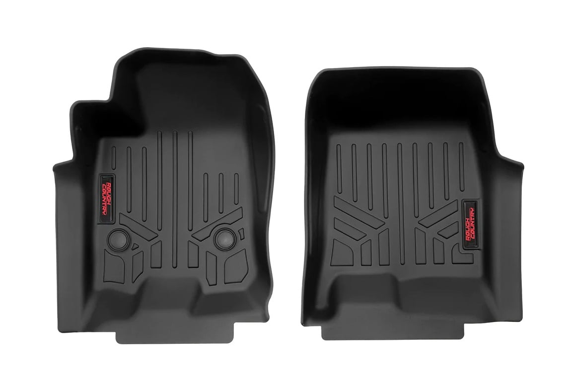 Rough Country Front Floor Mats for Chevrolet Colorado & GMC Canyon