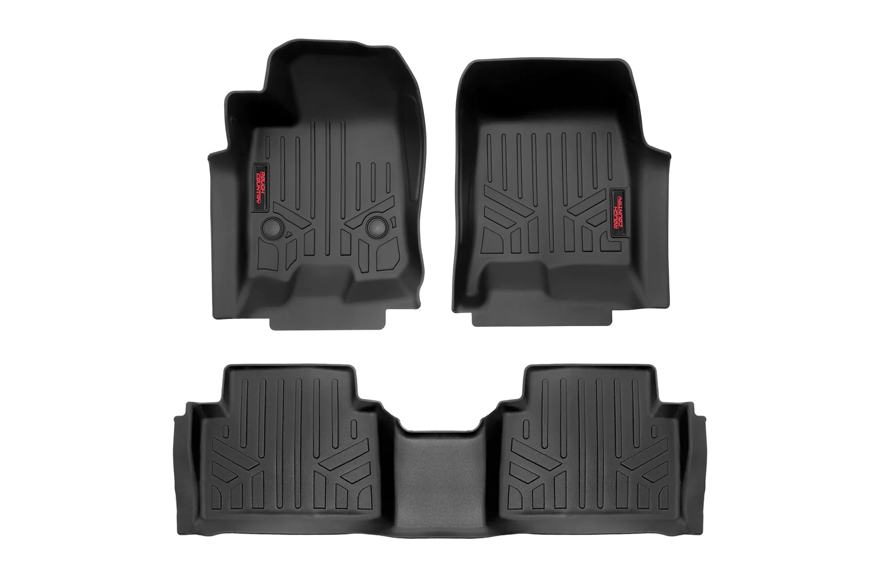 Rough Country Floor Mats for Chevrolet Colorado & GMC Canyon Crew Cab