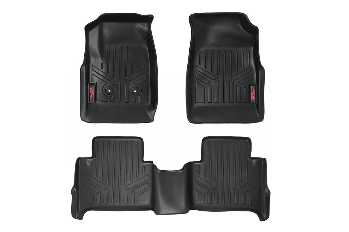 Rough Country Crew Cab Floor Mats for 2015–2022 Colorado & Canyon