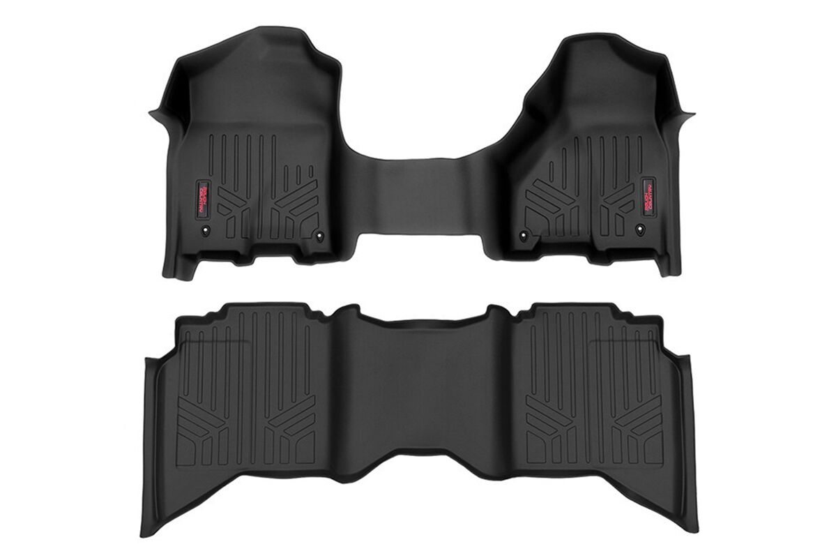 Rough Country Crew & Mega Cab Floor Mats for 2012–2024 Ram 1500