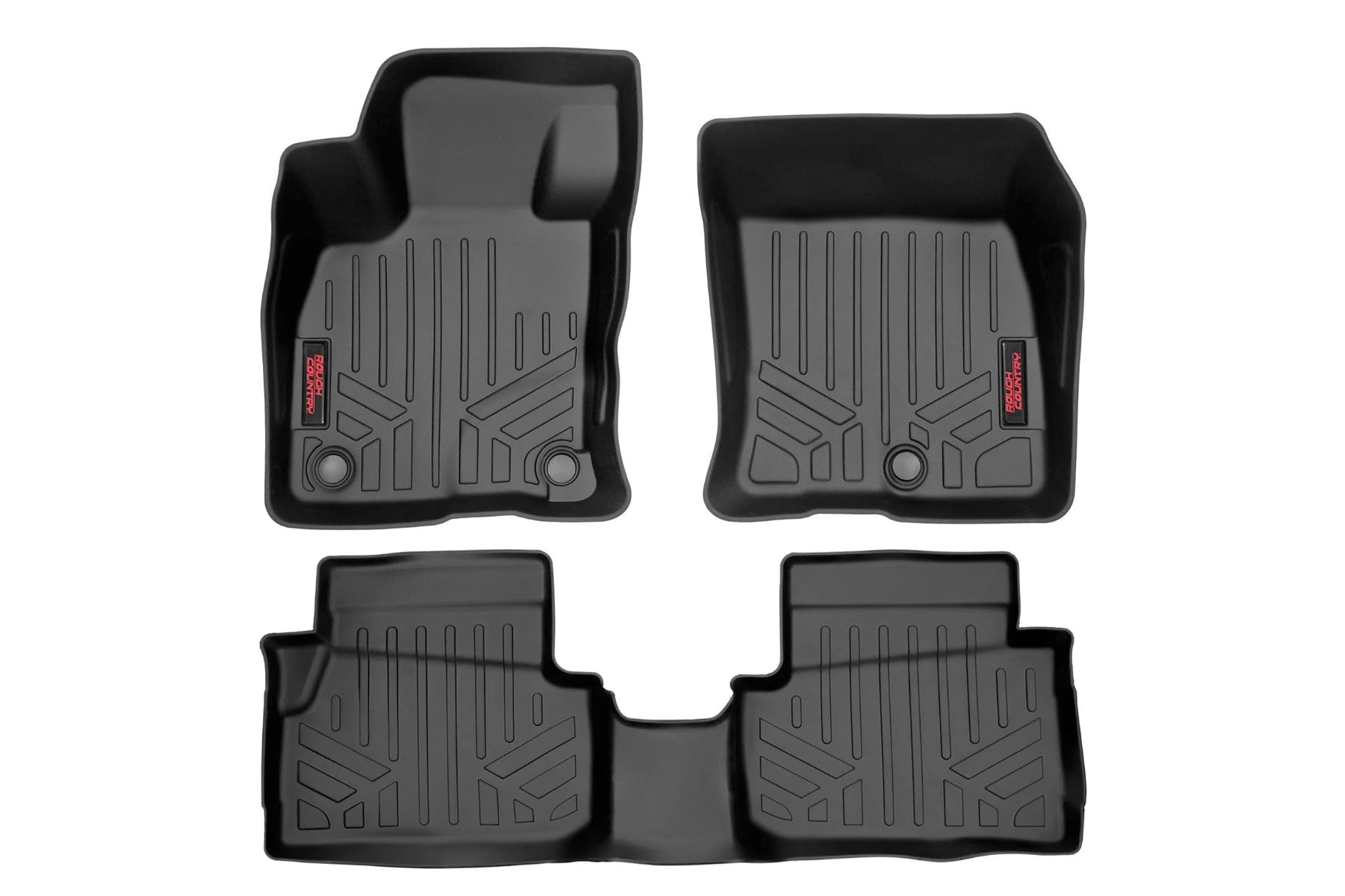 All-Weather Floor Mats for Ford Maverick (2022-2025) — Rough Country M-51100