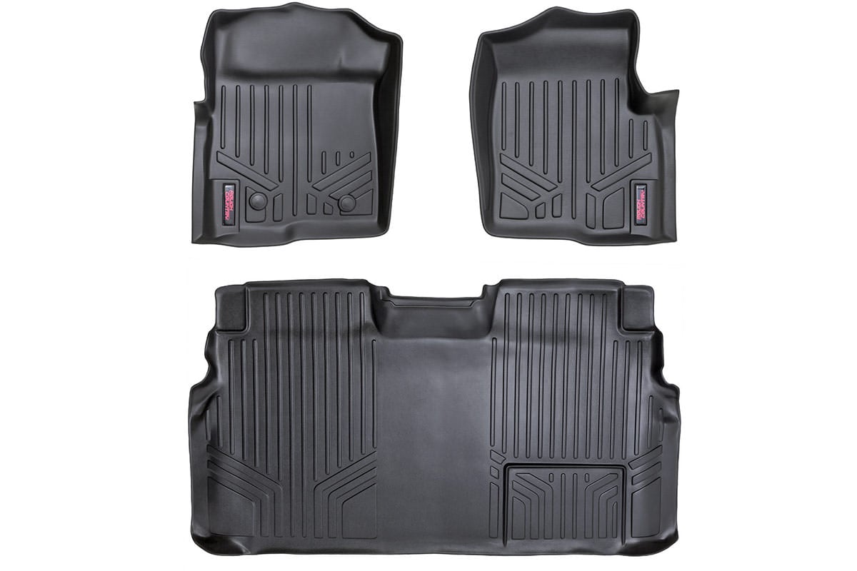 Rough Country SuperCrew Floor Mats for 2011–2014 Ford F-150