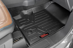 4-Door Floor Mats for 2021–2025 Ford Bronco, view 3, Rough Country M-51602