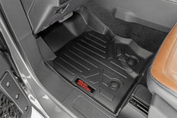 4-Door Floor Mats for 2021–2025 Ford Bronco, view 4, Rough Country M-51602
