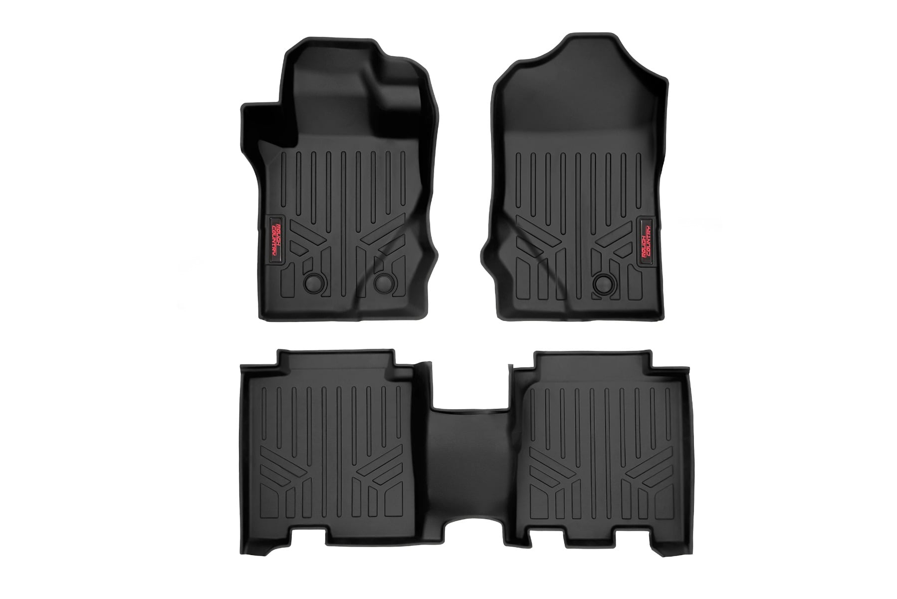 Rough Country 4-Door Floor Mats for 2021–2025 Ford Bronco
