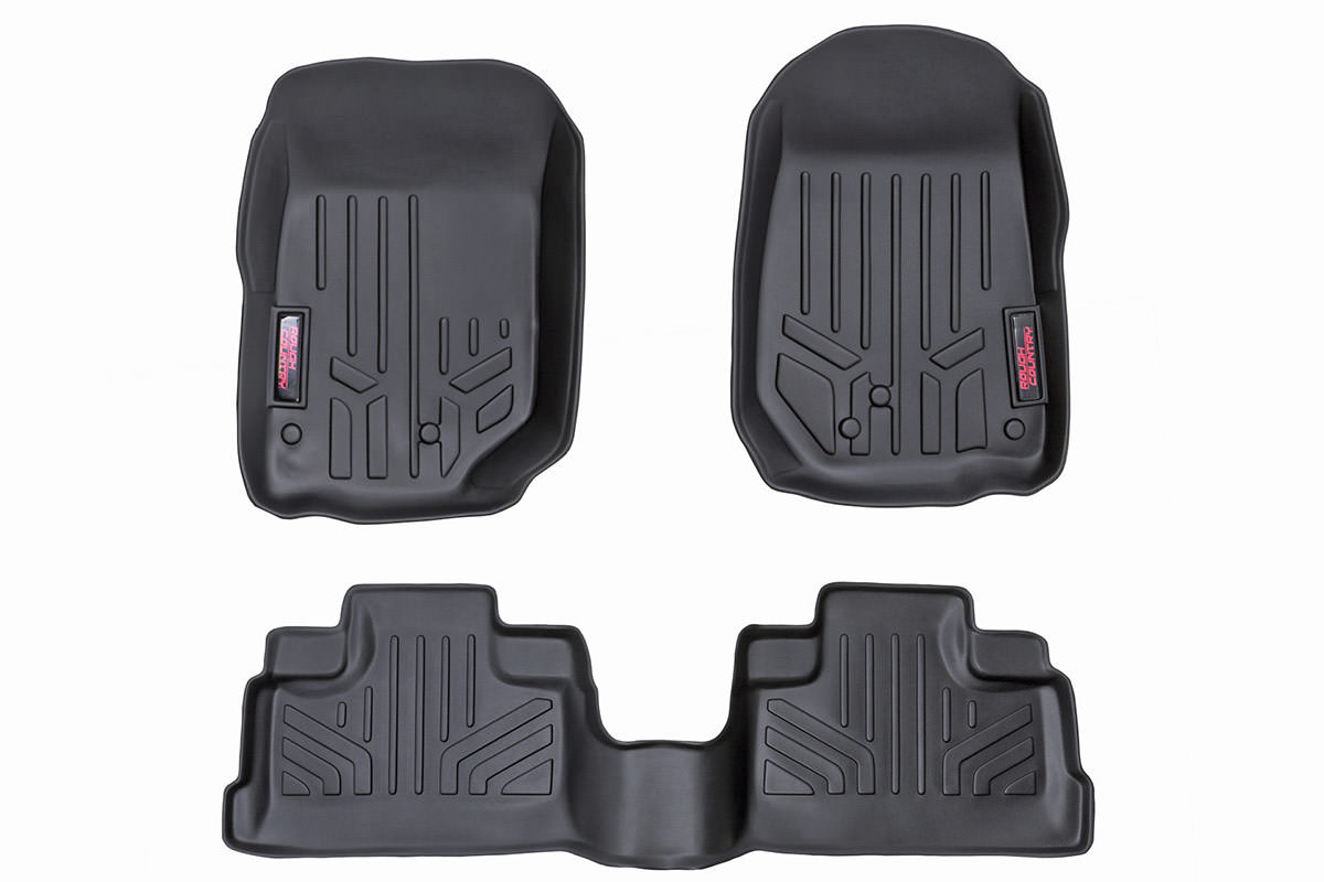 Rough Country Floor Mats for Jeep Wrangler Unlimited
