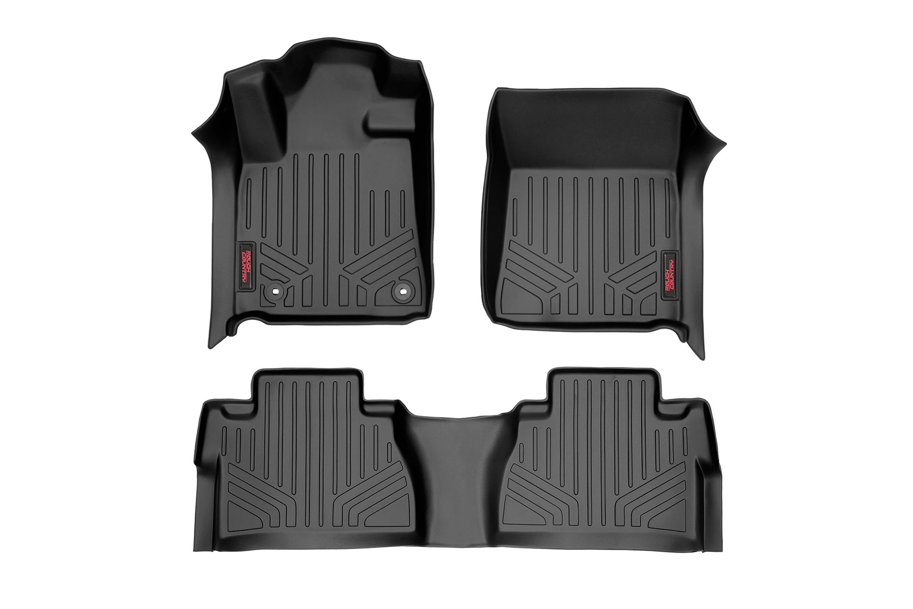 Rough Country Floor Mats for Toyota Tundra CrewMax
