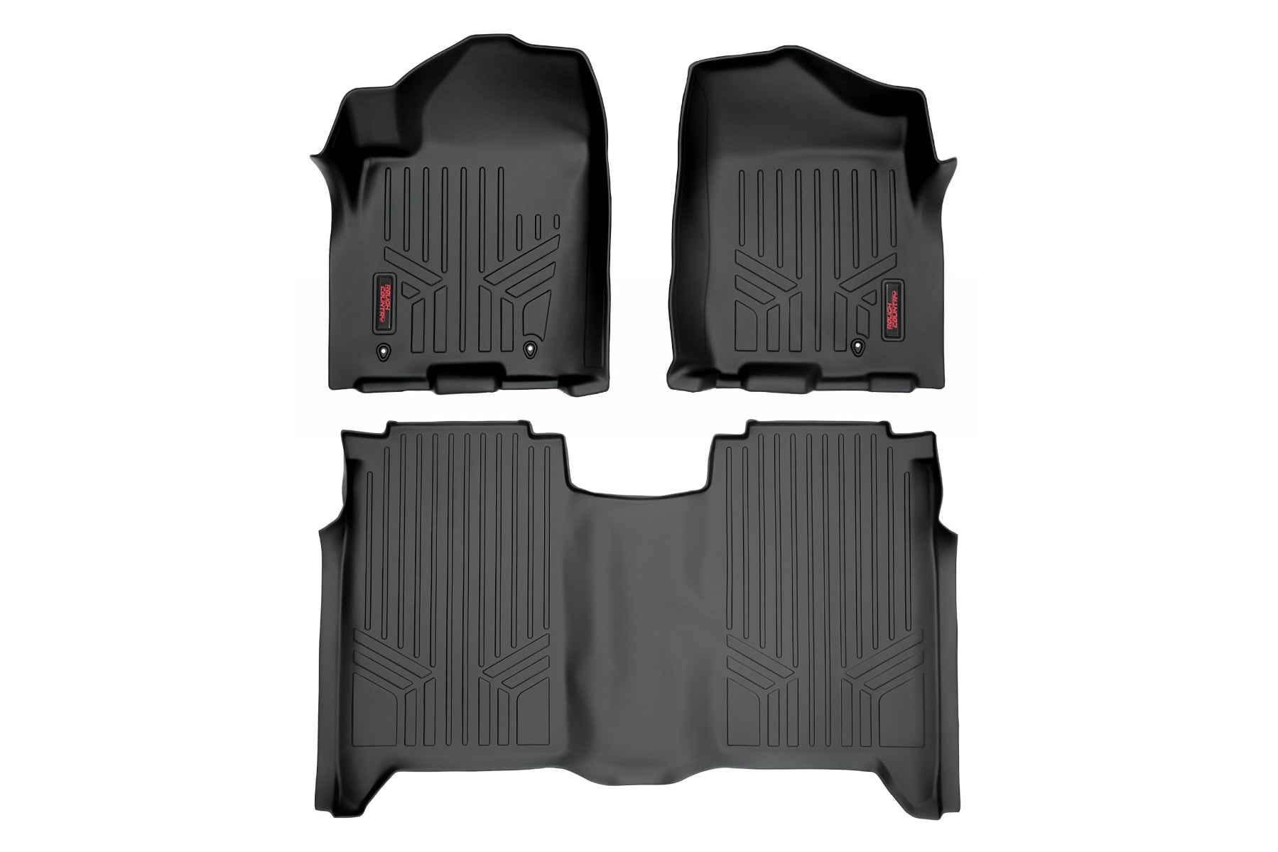 Rough Country Floor Mats for Nissan Titan Crew Cab