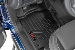 Crew Cab Floor Mats for Nissan Titan and Titan XD, view 3, Rough Country M-81715