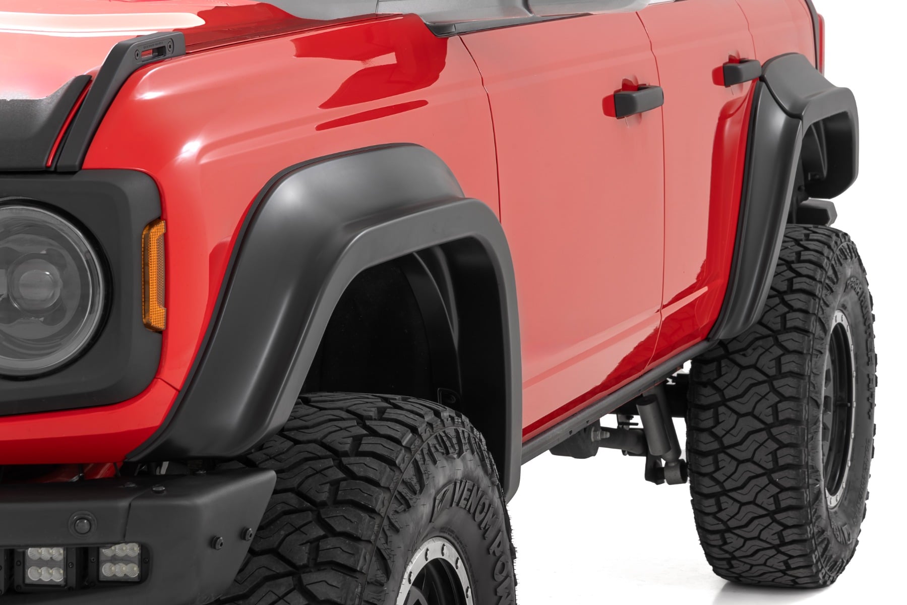 5.5-Inch Tall Fender Flares for 2021–2025 Ford Bronco 4WD, Rough Country O-F12124-G1