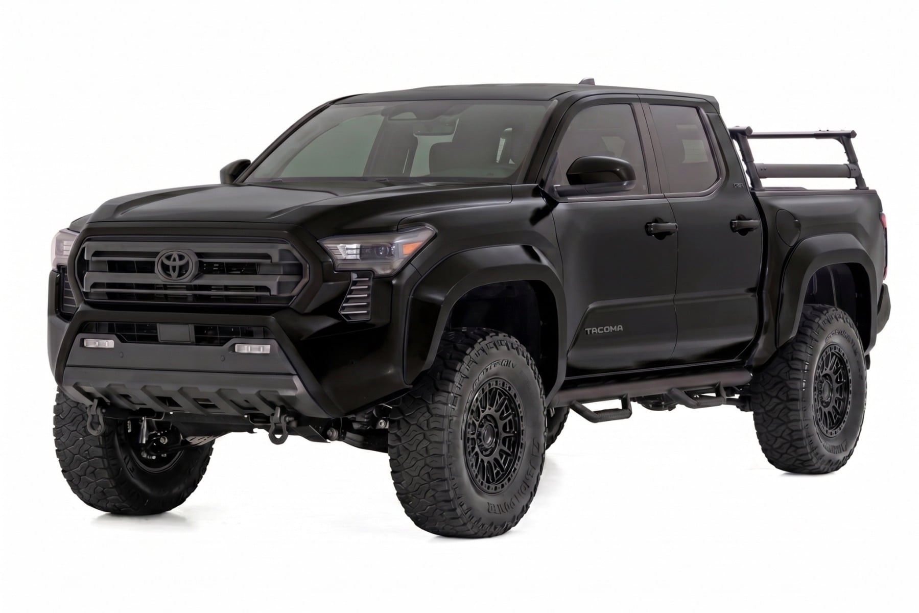 1.75-Inch Coverage Fender Flares for 2024–2025 Toyota Tacoma, Rough Country O-T12421-202