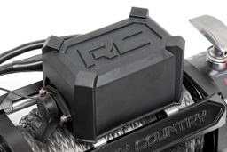 12000 lb Pro Series Electric Winch with Roller Fairlead, view 2, Rough Country PRO12000