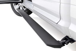 6-Inch Power Running Boards for Ram 1500 Crew & Quad Cab shown installed, Rough Country PSR050205