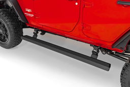 Power Running Boards for Jeep Wrangler Unlimited (2007–2017), view 2, Rough Country PSR610330