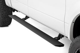 83-Inch Power Running Boards for 2009–2014 Ford F-150 Crew Cab shown installed, Rough Country PSR71529