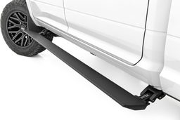 Power Running Boards (Rough Country PSR9010) shown installed