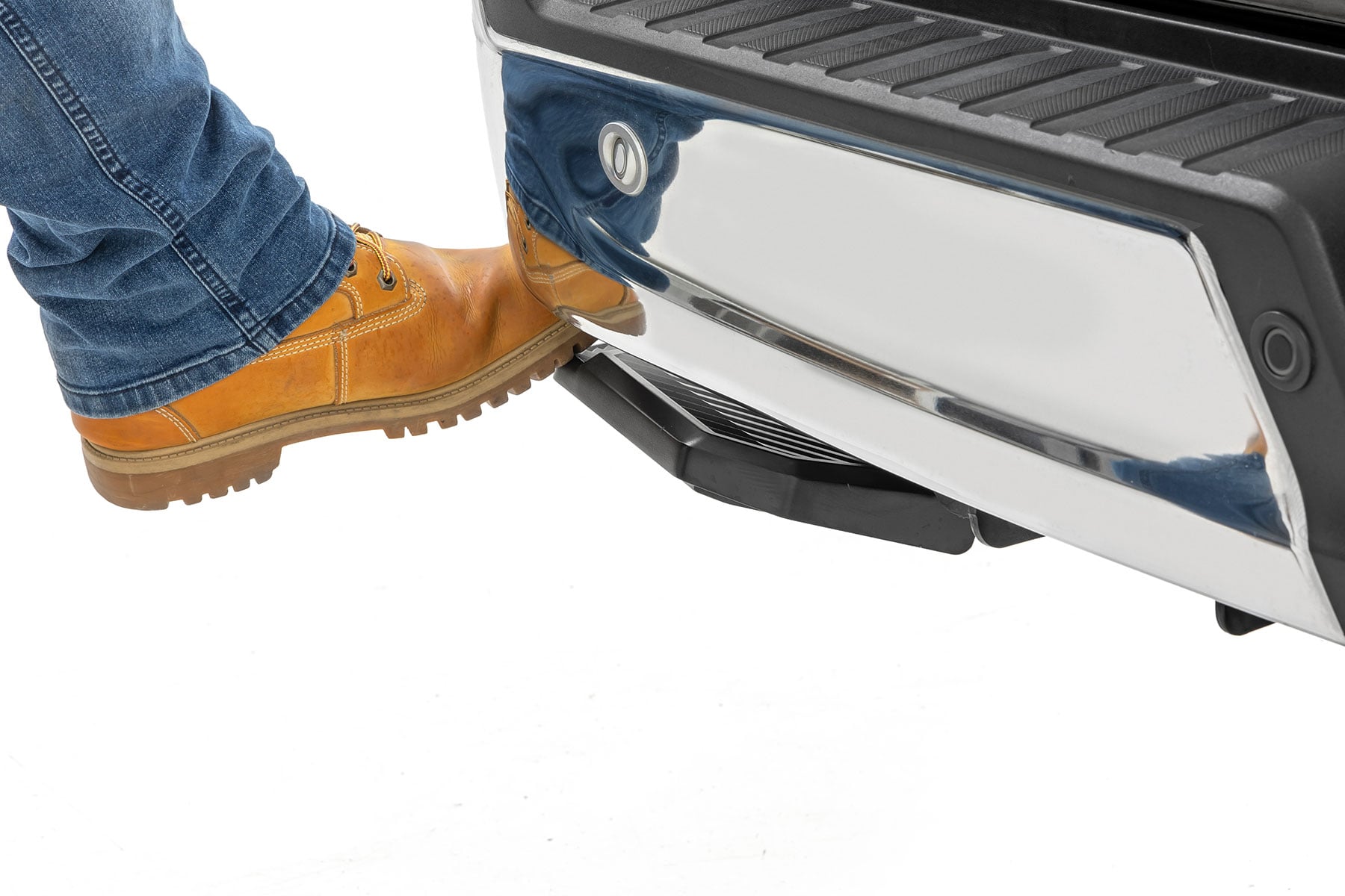 Retractable Bed Step for Ford F-150 (2021-2025), Rough Country PW049807