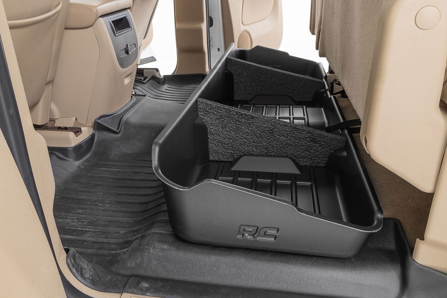 Rough Country Under Seat Storage Box for Silverado 1500 & Sierra 1500
