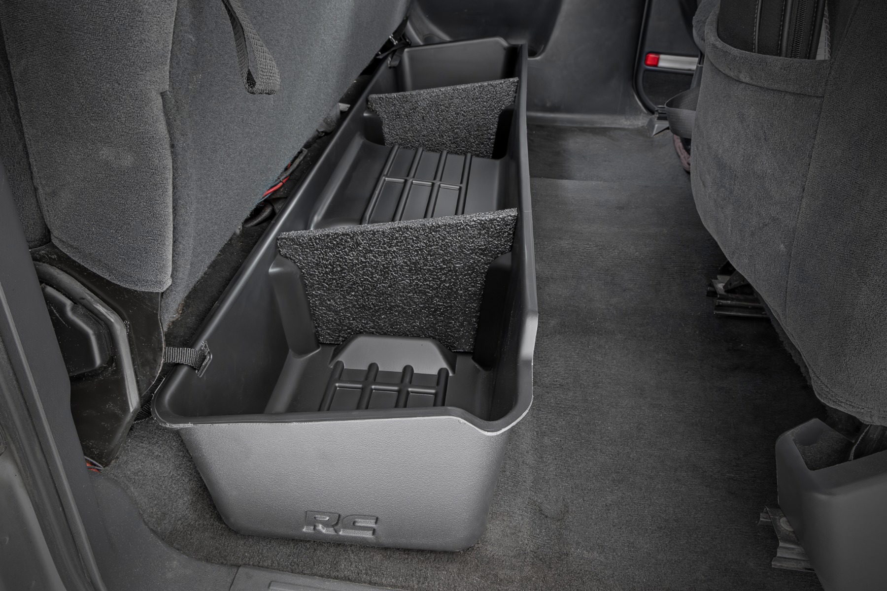 Rough Country Under-Seat Storage Organizer for Extended Cab Trucks