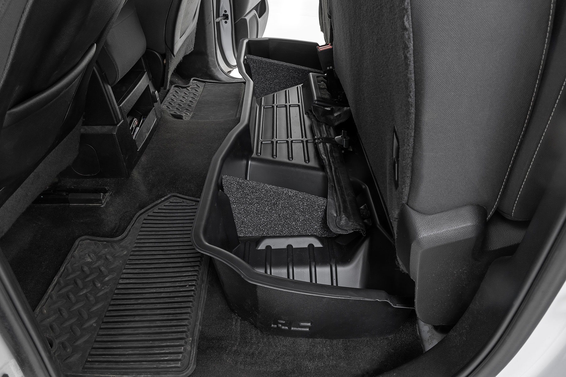 Rough Country Under Seat Storage Tray for Double Cab Trucks