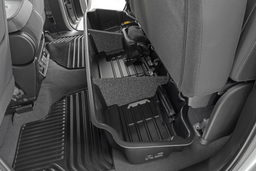 Under-Seat Storage for Silverado & Sierra Double Cab shown installed, Rough Country RC09061