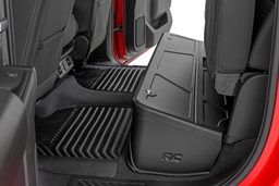 Under Seat Storage with Locking Lid for Silverado and Sierra, view 2 — Rough Country RC09071