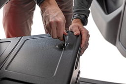 Under Seat Storage with Locking Lid for Silverado and Sierra, view 4 — Rough Country RC09071