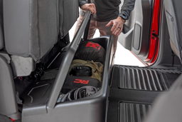 Under Seat Storage with Locking Lid for Silverado and Sierra, view 5 — Rough Country RC09071