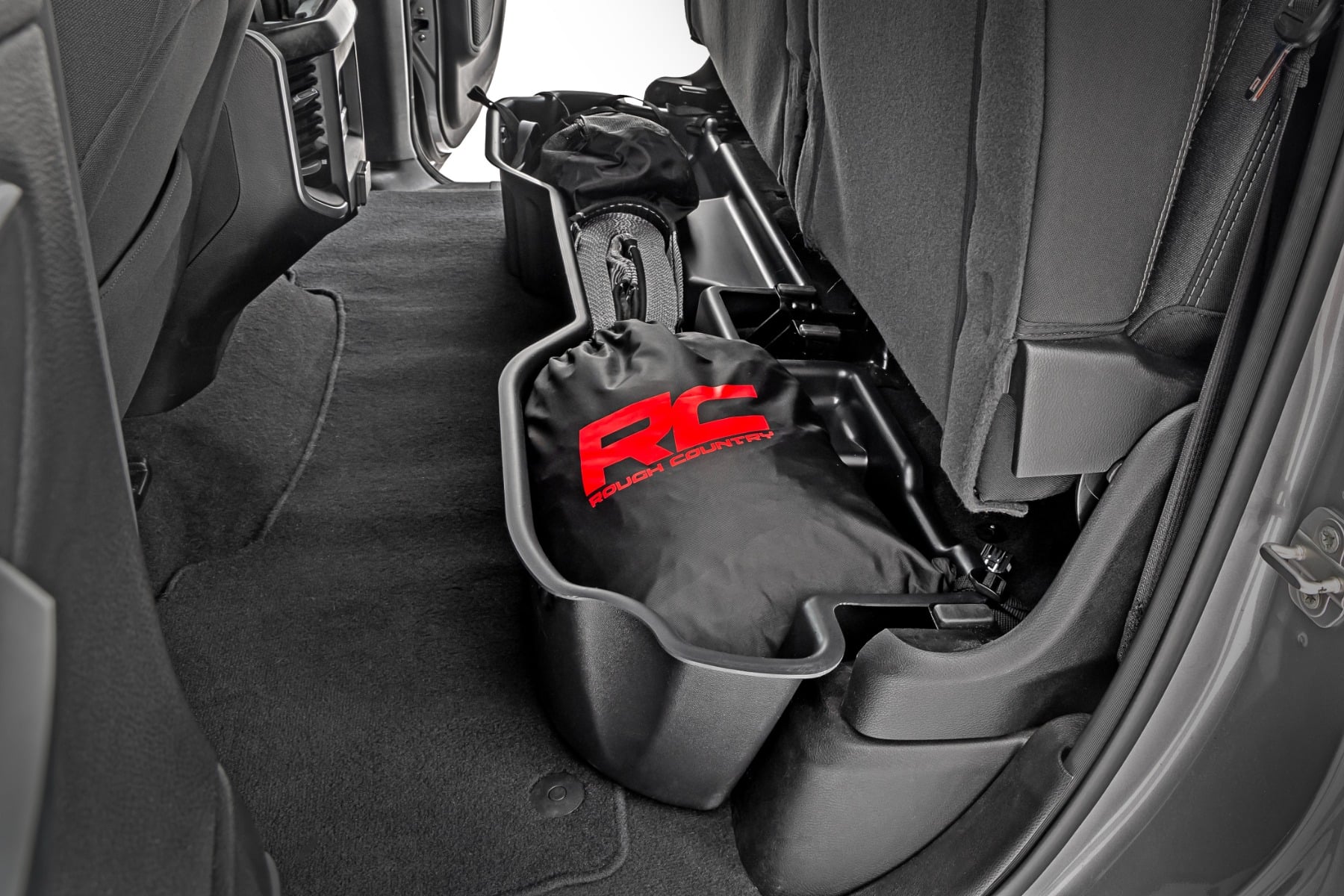 Under Seat Storage for Ram 1500 Quad Cab (2019-2025), Rough Country RC09422