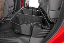 Under-Seat Storage for Toyota Tundra Double Cab (2007–2021) shown installed, Rough Country RC09511