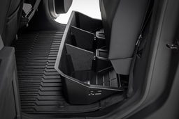Under-Seat Storage for Tesla Cybertruck AWD (2024-2025) shown installed, Rough Country RC09902
