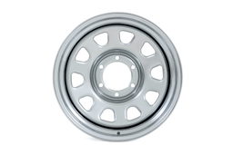 10-Slot D-Window Steel Wheel in Chrome Finish, view 4, Rough Country RC51-5885C