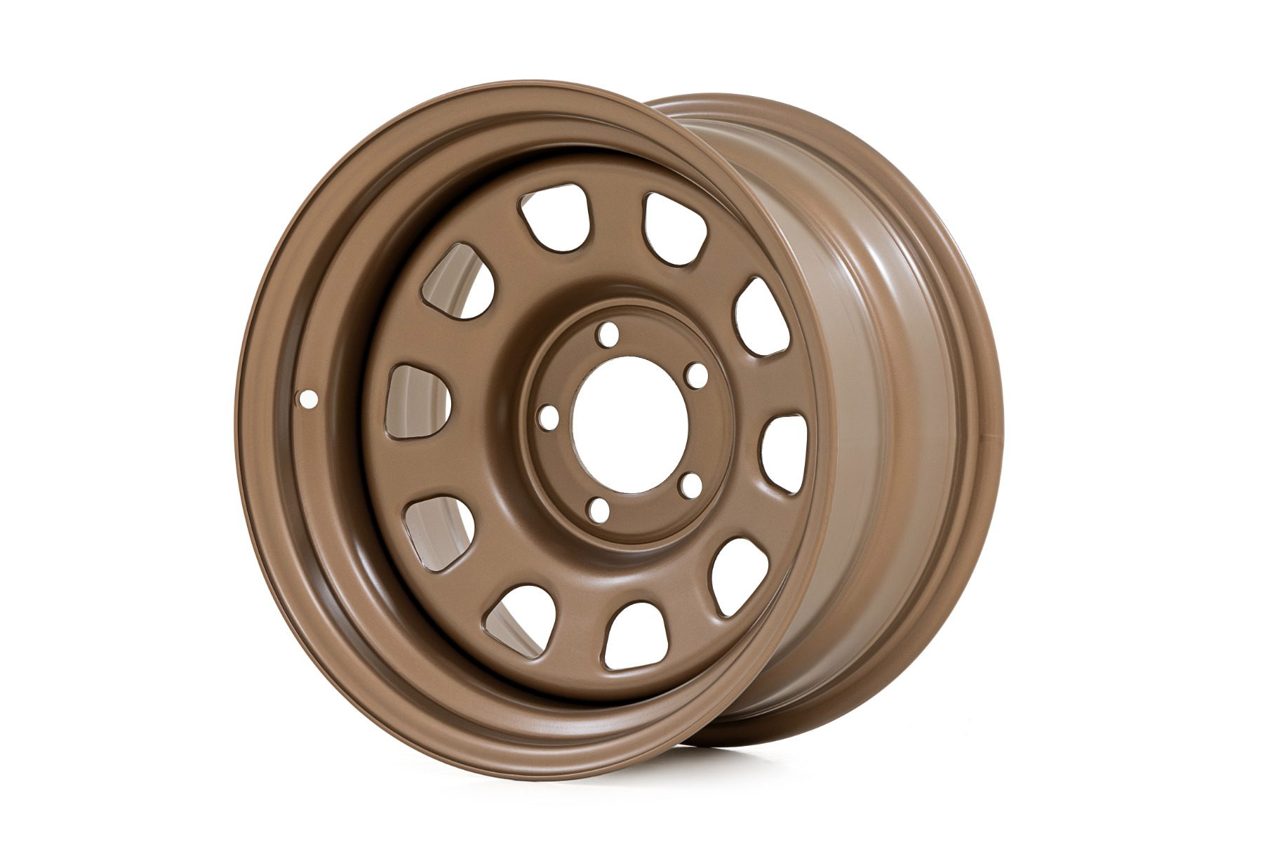 Rough Country Bronze 10-Slot D-Window Steel Wheel