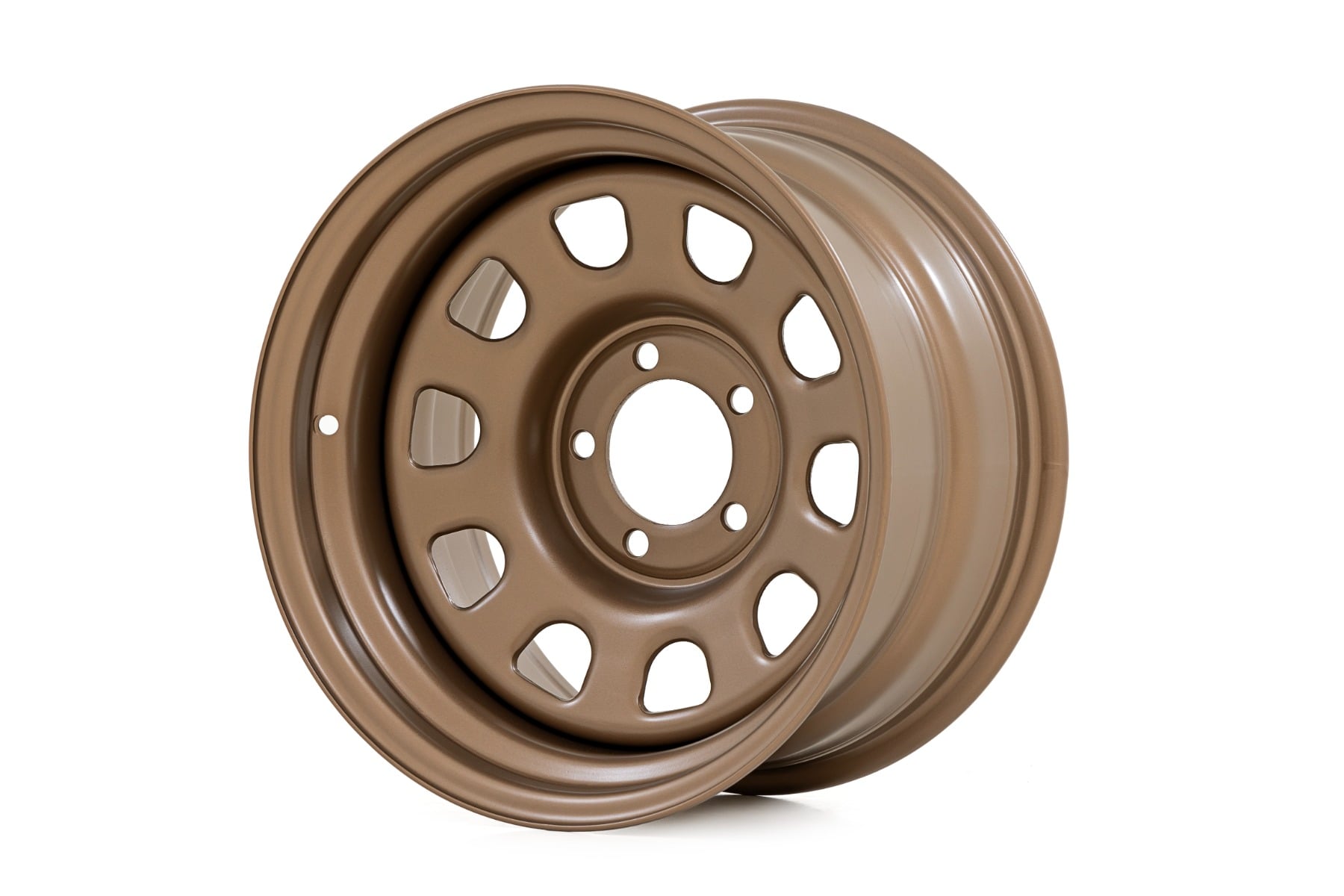 Rough Country Bronze Finish Steel Wheel with 10-Slot D-Window Face